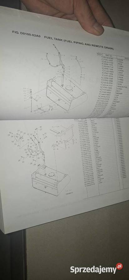 Katalog części Komatsu WA5006 Oryginalna Gniezno sprzedam