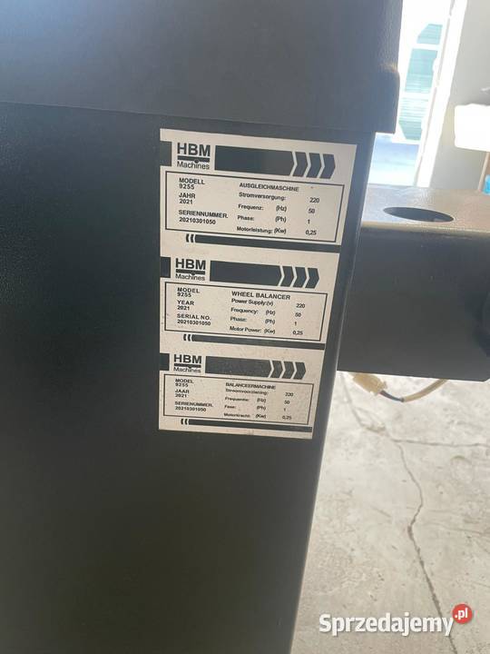 Wyważarka do kół HBM zachodniopomorskie Banie
