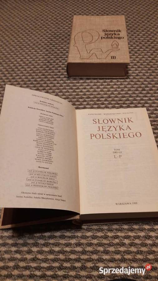 Słownik Języka Polskiego IIIIII PWNMSzymczak i Poznań