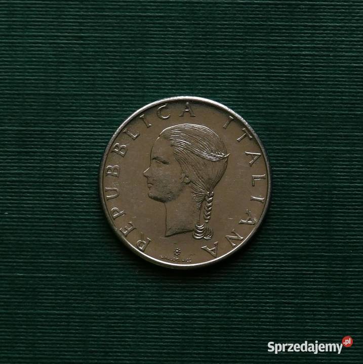 WŁOCHY 100 lirów 1979r Moneta okolicznościowa Gliwice