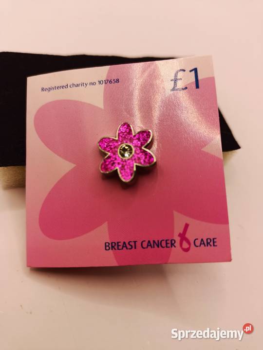 BIŻUTERIA BROSZKA PIĘKNA MALUTKI RÓŻOWY KWIATEK Zamość