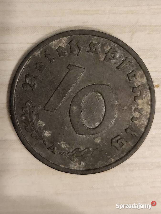 10 Reichs pfennig III rzesza 1940 r Gliwice