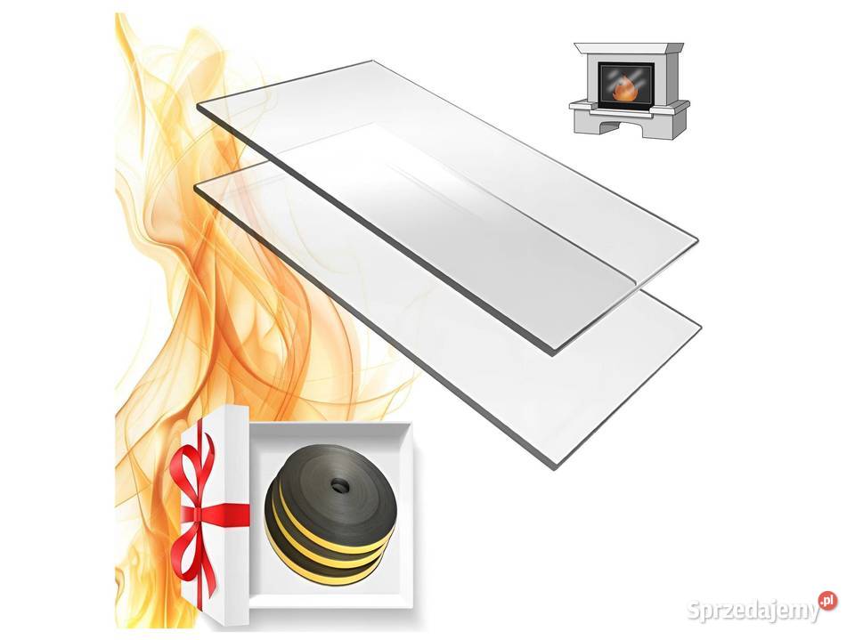 SZYBA DO KOMINKA PIECA KOZY ŻAROODPORNA Skawina