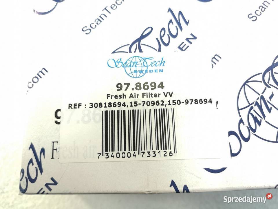 FILTR KABINOWY VOLVO S40 V40 16 18 19 20 9504 osobowe lubelskie