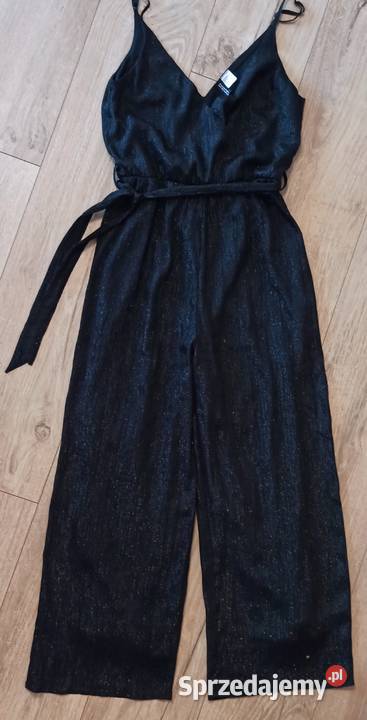 HM Damski Kombinezon Elegancki Czarnosrebrny 34 łódzkie