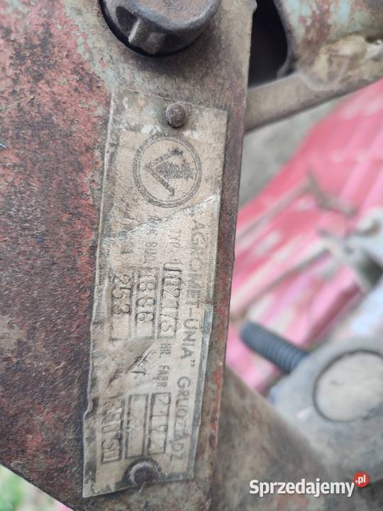 Pług 2 skibowy Grudziądz oryginał odkładnica Cianowice sprzedam