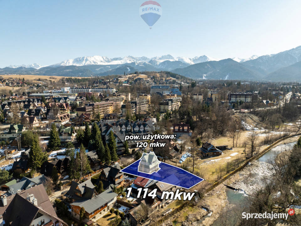 Dom z ogrodem i widokiem na Tatry Zakopane Liczba pokoi 5 małopolskie