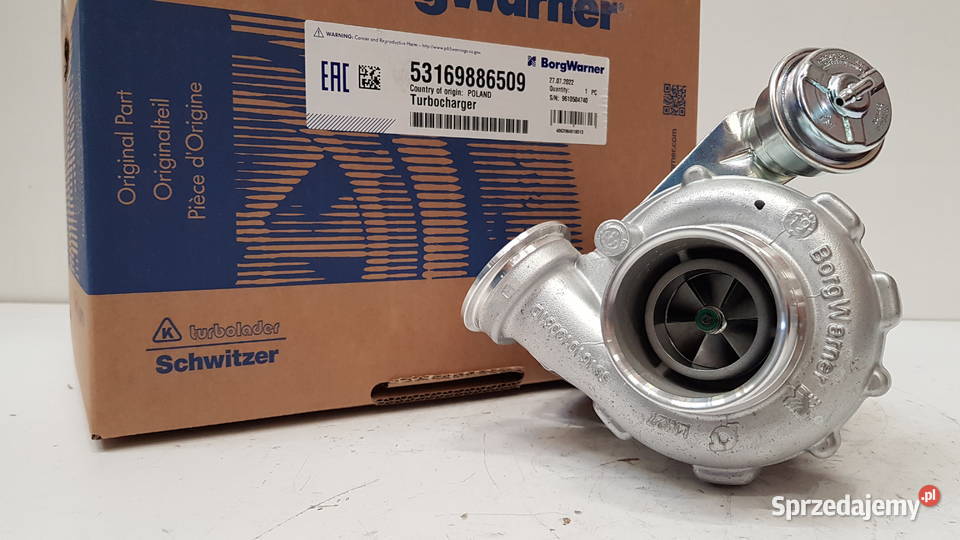 Turbosprężarka BorgWarner KKK 53169706509