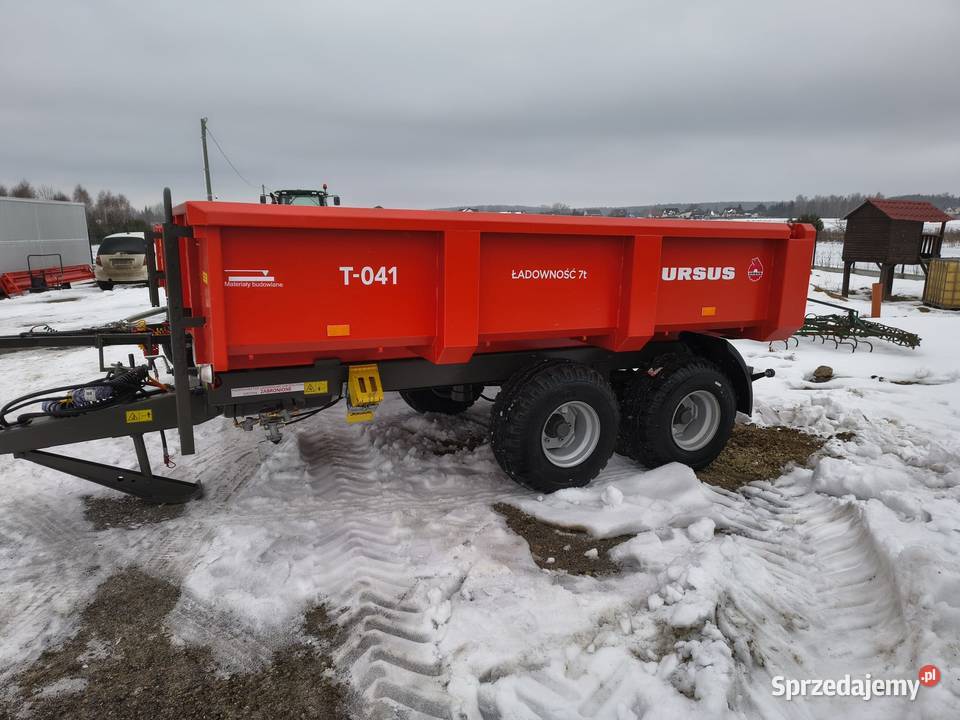 Przyczepa skorupowa budowlana Ursus 7T wywrotka świętokrzyskie