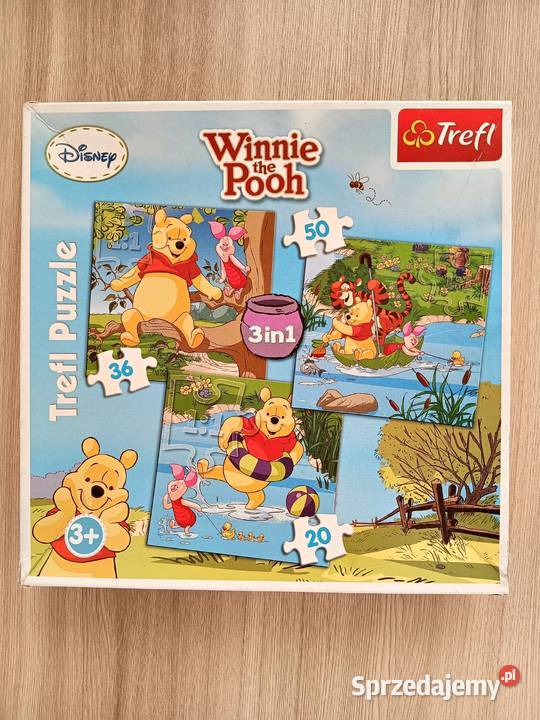 Trefl Puzzle Kubuś Puchatek Disney 3 w 1 Kraków