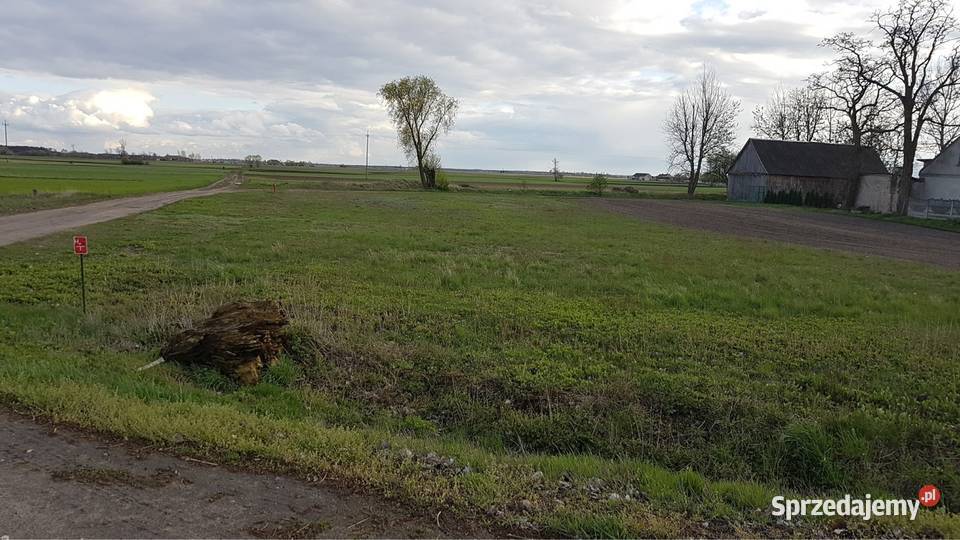Działka rolno budowlana 19 ar projekt domu Cichów