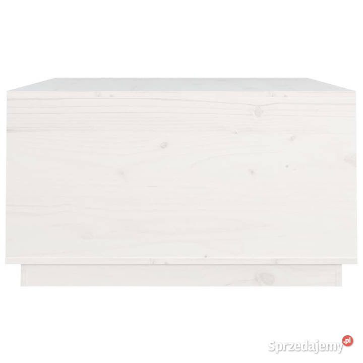 Stolik kawowy biały 80x80x45 lite drewno sosnowe Warszawa