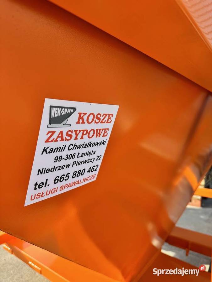 Kosz Kontener zasypowy paczkarka 21m3 Biznes i Przemysł Niedrzew Pierwszy