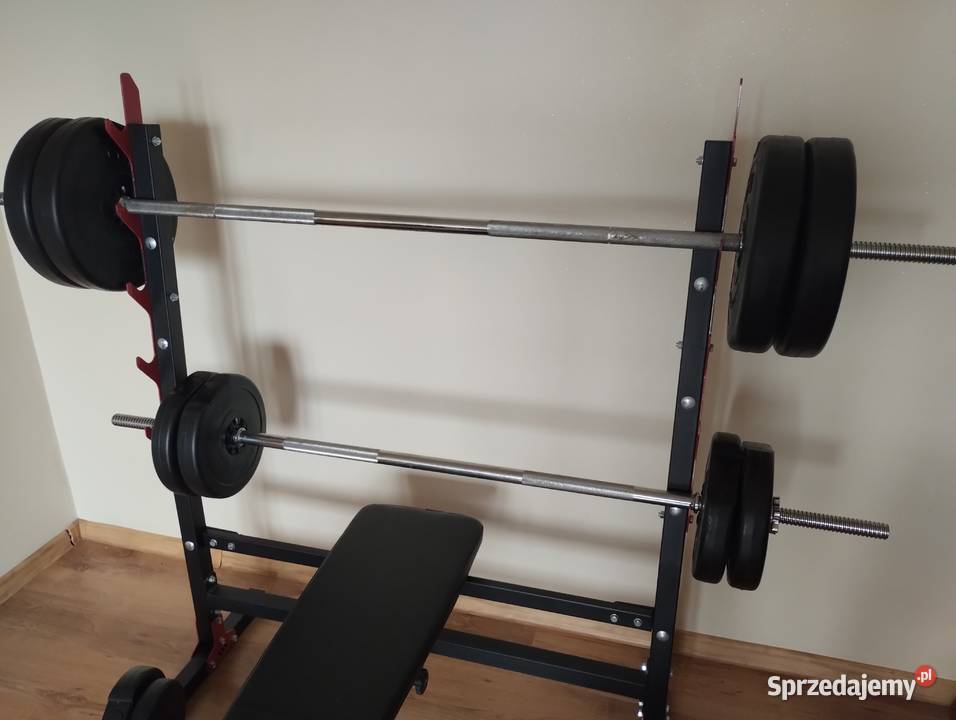 Siłownia Obciążenia 90 Ławeczka Hantle Sztanga Jastrzębie-Zdrój