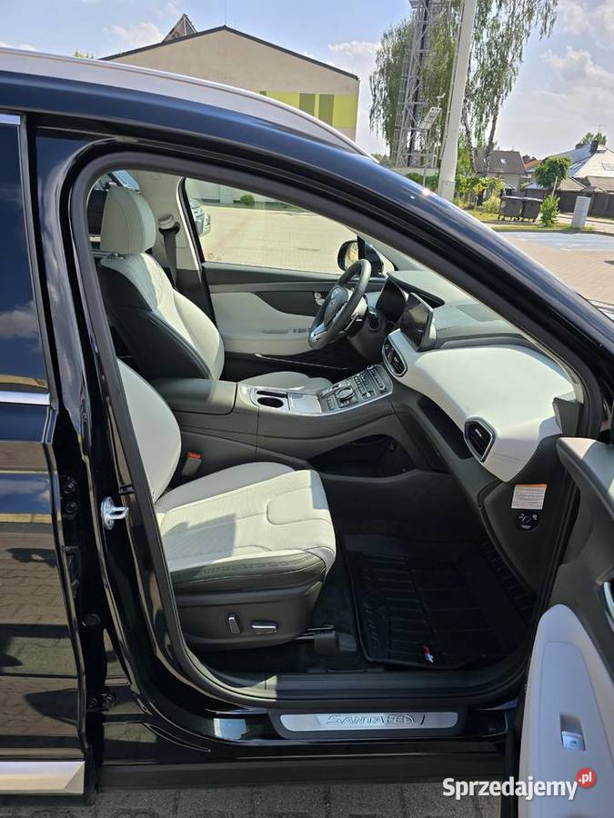 Hyundai Santa FE IV FL 230 4x4 wentylowane skóry przyciemniane szyby łódzkie Łódź