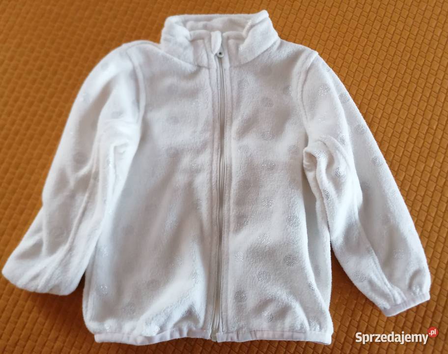 Bluza polarowa rozpinana Cool Club ecru roamiar dziewczynka Łódź