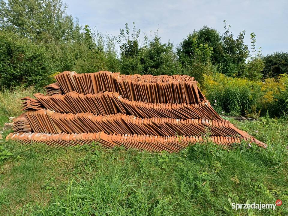 Stare dachówki gliniane idealne do renowacji 070 Marcinkowo
