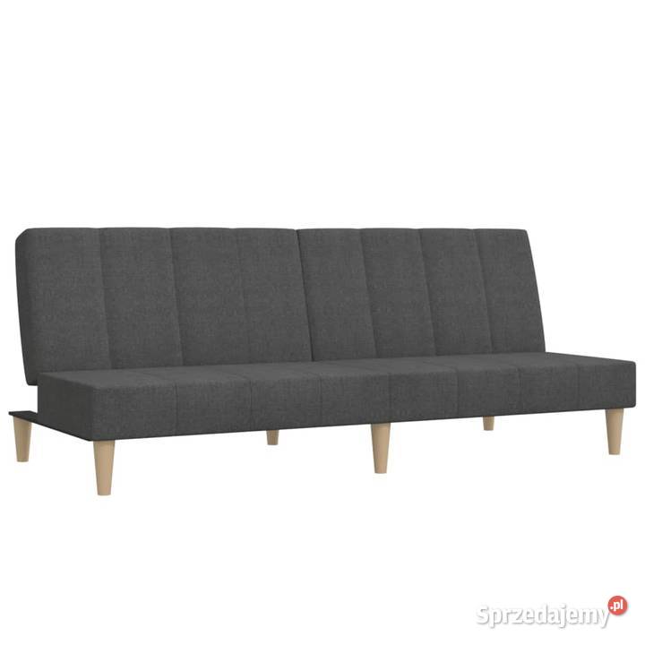 vidaXL 2osobowa kanapa rozkładana ciemnoszara Warszawa