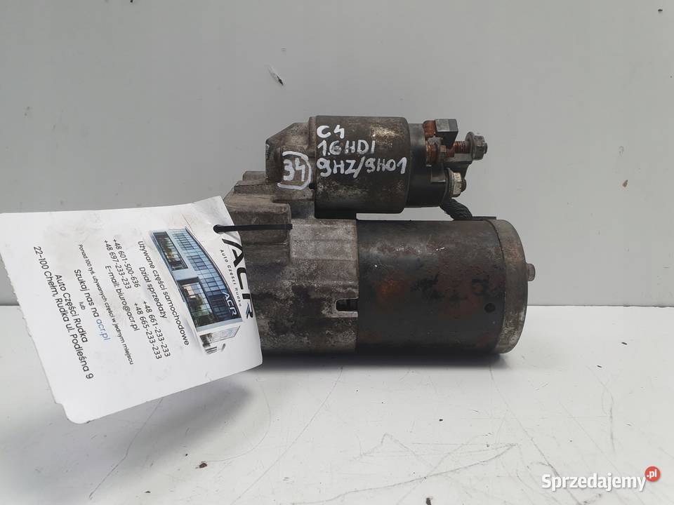 Citroen C4 Picasso 16 HDI ROZRUSZNIK 9801667780 Układ elektryczny silnika Motoryzacja Janów