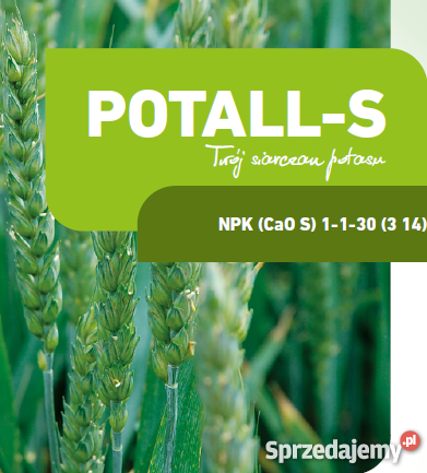 NAWÓZ POTASOWY SIARCZAN POTASU 890 tona Produkcja roślinna Poznań