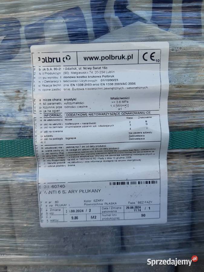 Kostka brukowa gr 6 Avanti szara żółta grafitowa