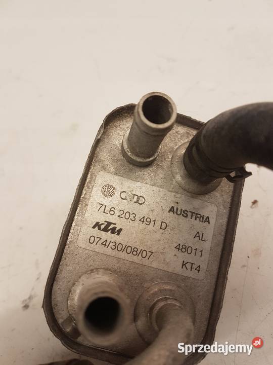 CHŁODNICA PALIWA AUDI Q7 4L 30 TDI 7L6203491D Przystajń sprzedam