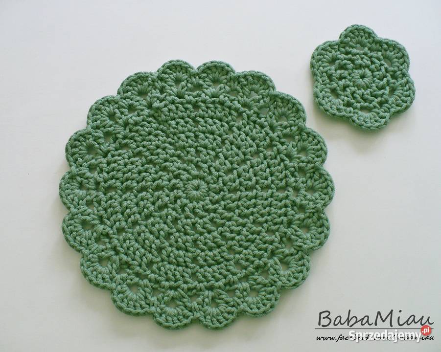 Zestaw stylowych podkładek pod talerz kubek Bydgoszcz sprzedam