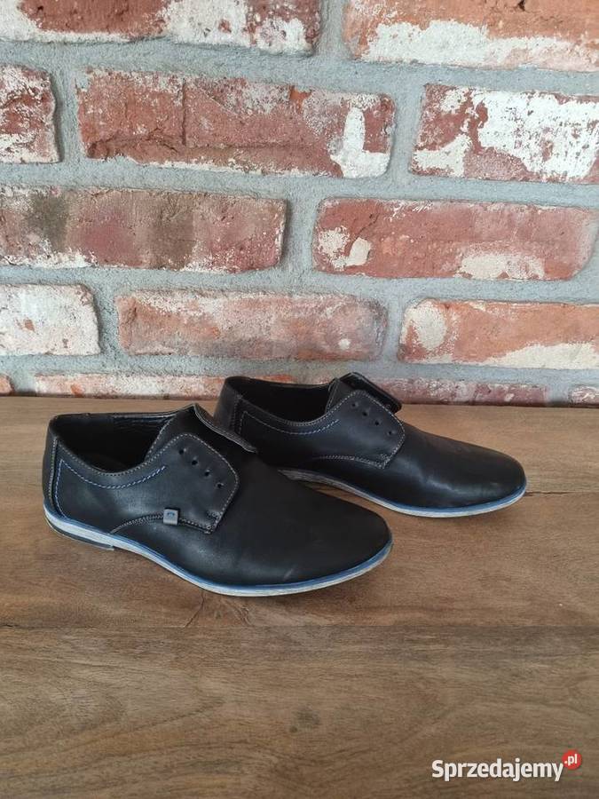 Czarne półbuty Haver czarny Warszawa