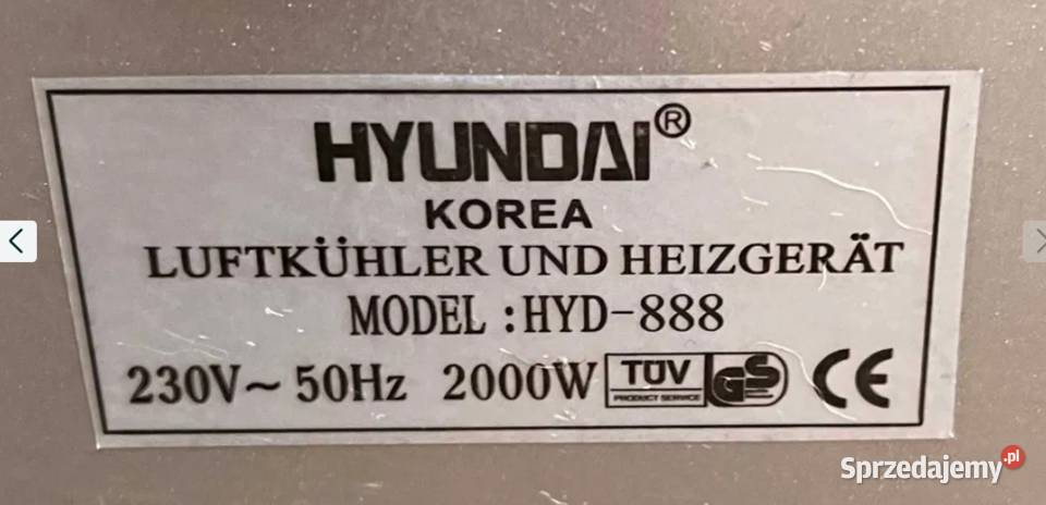 Klimatyzator HYUNDAI do chłodzenia lepszy niż AGD Częstochowa