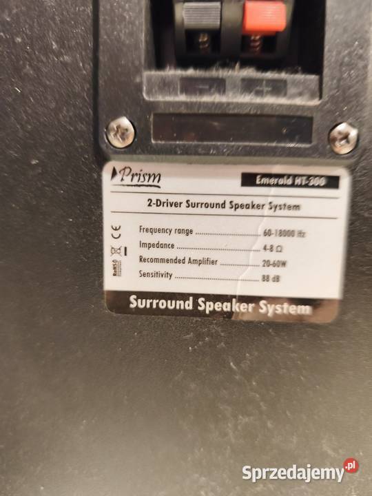 Prism Audio Emerald HT300 Głośniki Kolumny pomorskie Wejherowo