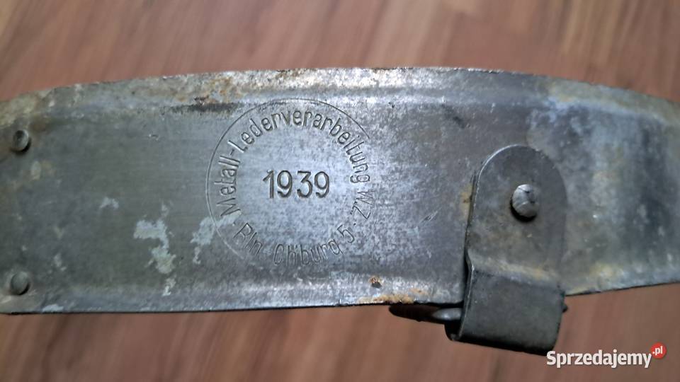 Obręcz Hełmu Niemieckiego Sygnowany 1939 kujawsko-pomorskie