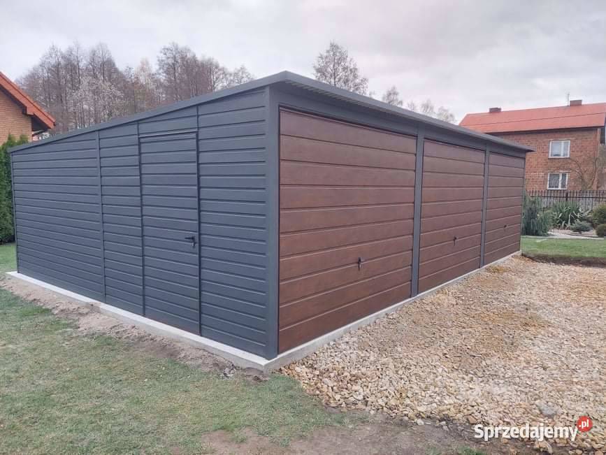 Garaże blaszane na każdy wymiar mocny trapez Bydgoszcz