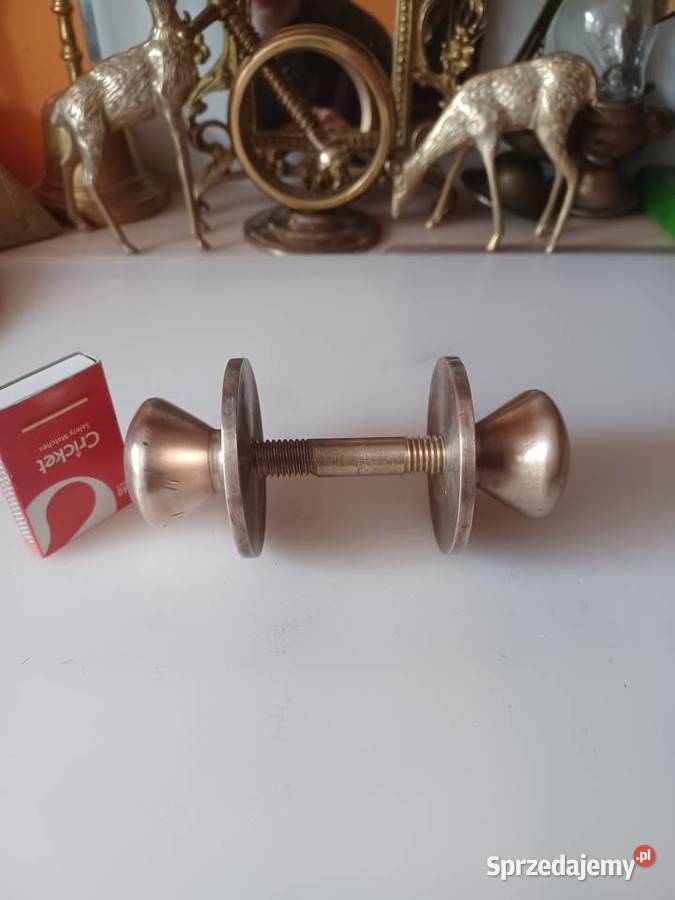 Gałki mosiężne do drzwi furtki bramy Poznań
