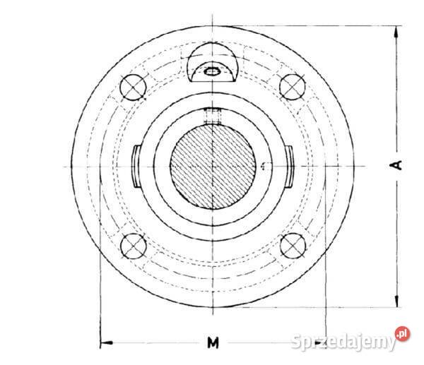 Łożysko kołnierz okr kompl RME70 małopolskie Kamionna