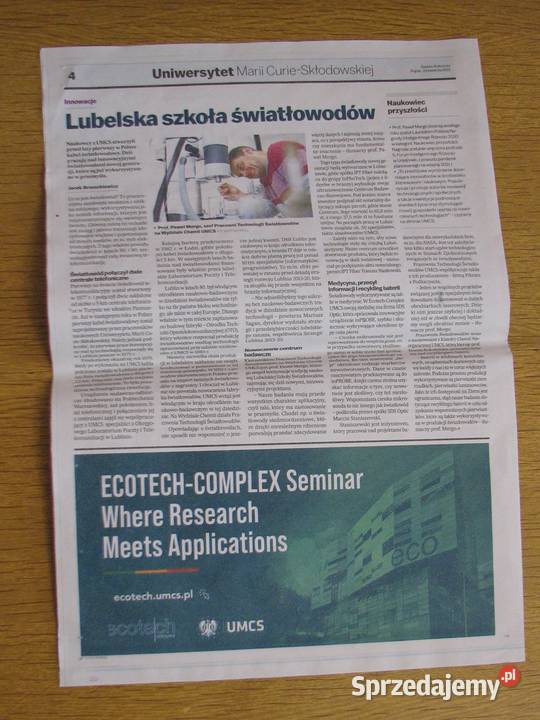 UMCS EcotechComplex Gazeta Wyborcza Parczew