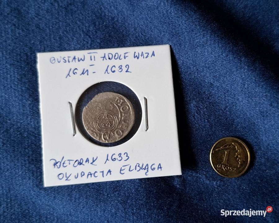 Półtorak Gustaw II Adolf Elbląg 1633 okupacja