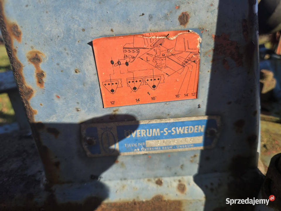 Pług 3 skibowy OVERUM SWEDEN zabezpieczenia
