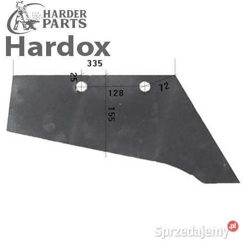 Lemiesz 300hektarów HARDOX N158P części do pługa Suwałki sprzedam