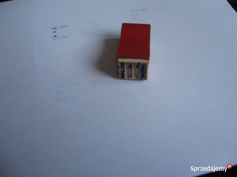 Stara pieczatka stempel OC LOK 19 wkropkowanie Olsztyn