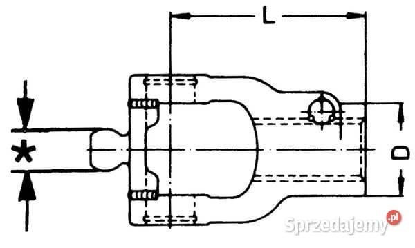 Widłak szybkozłączny z kołkiem przesuwnym 138 21 Kamionna