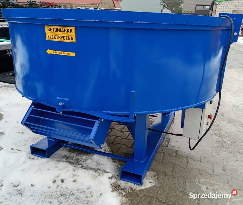 Betoniarka planetarnamikser elektryczna 1000L nie Łowicz