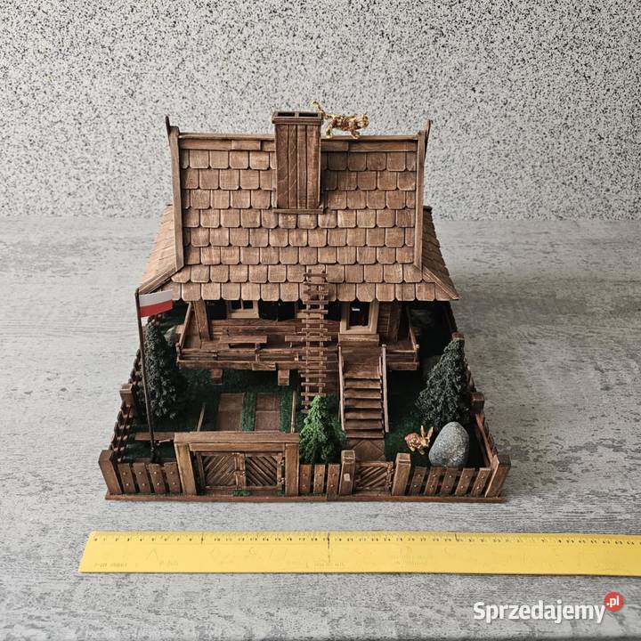 Makieta domku drewnianego wielkopolskie Murowana Goślina
