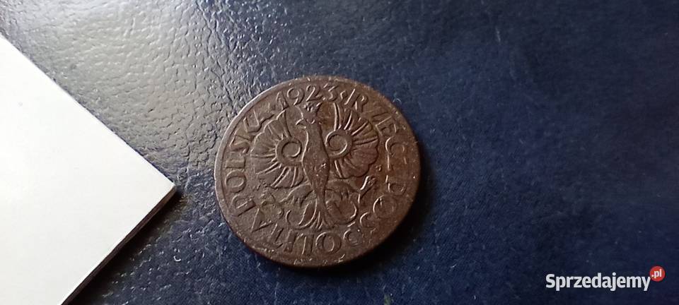 Stare monety 5 groszy 1923 2RP Polska Lesko