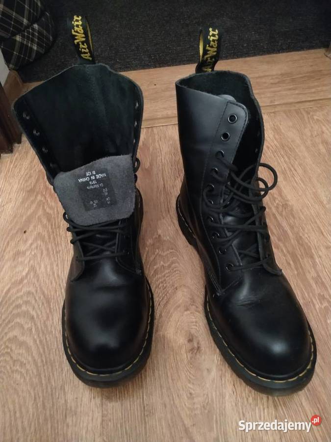 DR MARTENS MĘKIE nowe czarne 46 12 półbuty 44 10 mazowieckie Huta Mińska