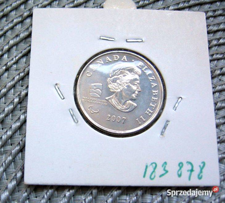Kanada 25 Cent 2007r Vancouver 2010r Mennicza Kalisz sprzedam