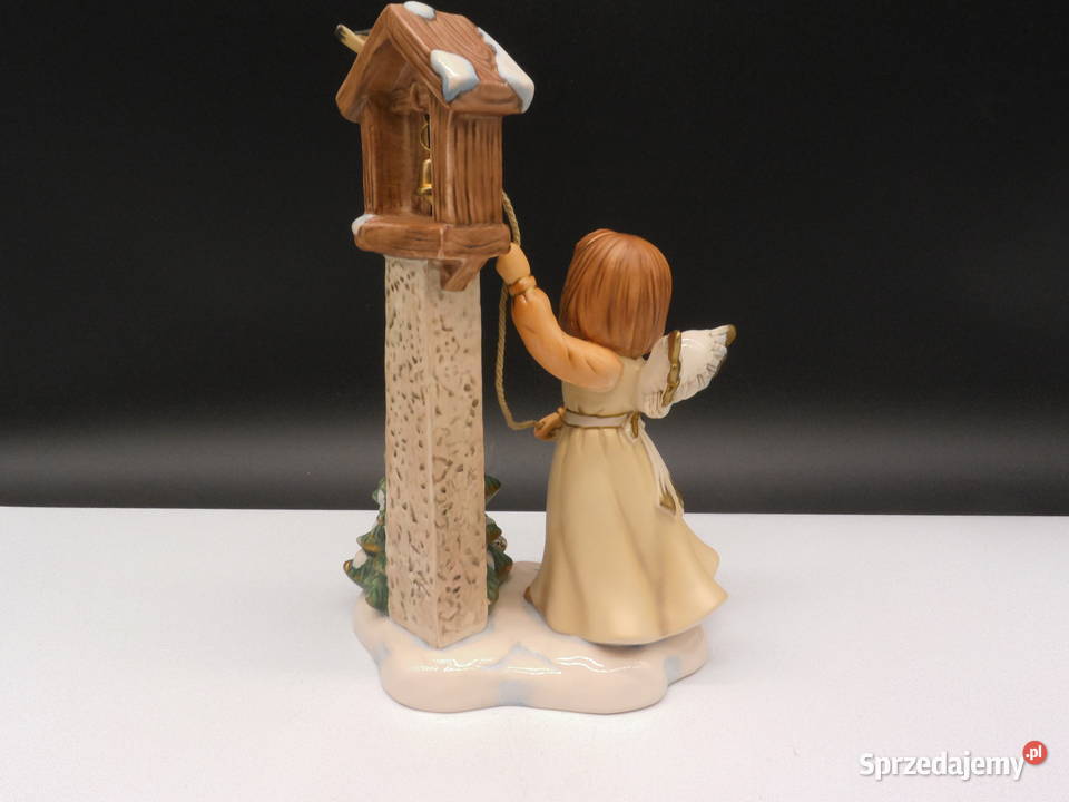 Przepiękna Figurka Porcelanowa GOEBEL Anioł Raszków