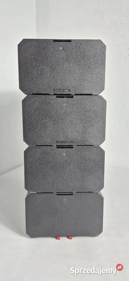 Zestaw 4x Organizer POSSO Media Box na kasety MC lubelskie Biłgoraj