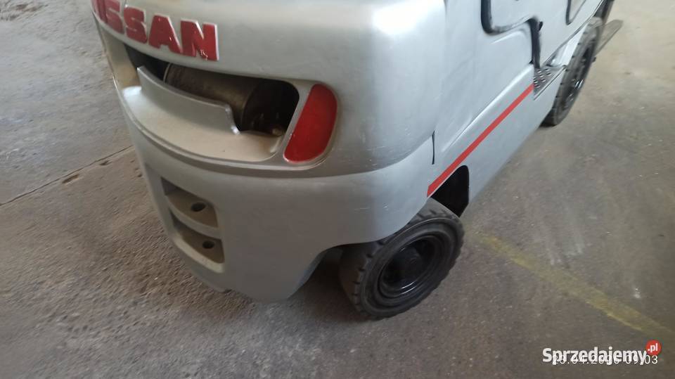 wózek widłowy gaz 15 tony nissan 2003 stan igła lubuskie Kłodawa sprzedam