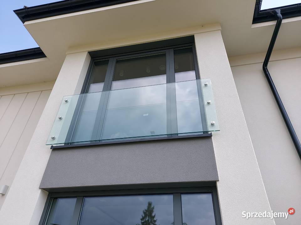 Balustrady szklane barierki balkon taras schody Balustrady i barierki małopolskie Tokarnia