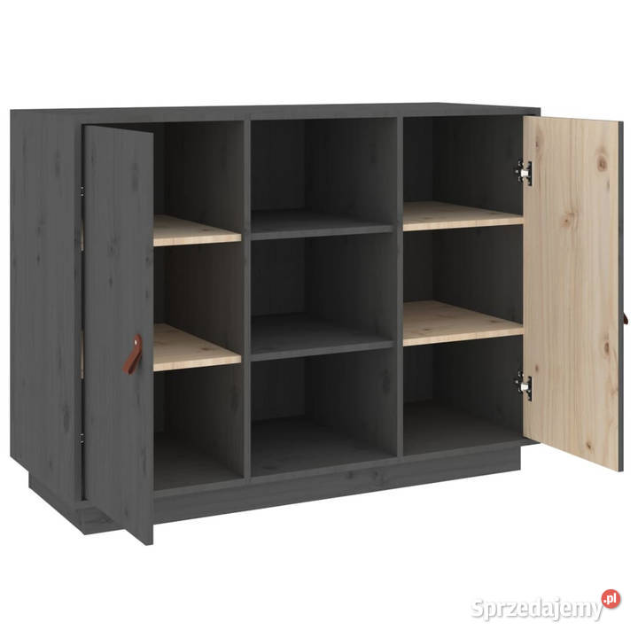 Komoda szara 100x40x75 lite drewno sosnowe Warszawa